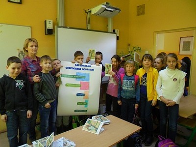 fot. Zajęcia w szkole podstawowej w Drzycimiu