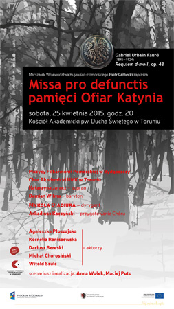 Koncert „Missa pro defunctis – ofiarom zbrodni katyńskiej”