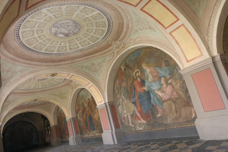 Odrestaurowane malowidła ścienne w krużgankach odpustowych w kościele Wniebowzięcia Najświętszej Maryi Panny w Kcyni (powiat nakielski), fot. Andrzej Goiński
