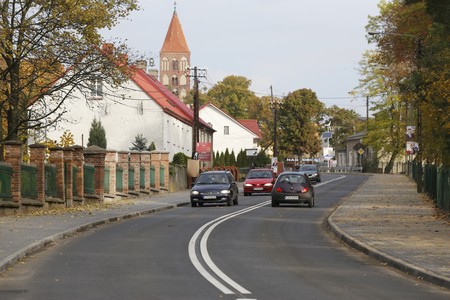 Ulica Toruńska w Chełmnie po przebudowie, fot. Mikołaj Kuras