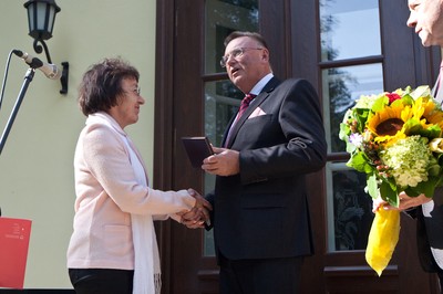 Uroczystość wręczenia Medali Hereditas Saeculorum w 2015 roku, fot. Andrzej Goiński