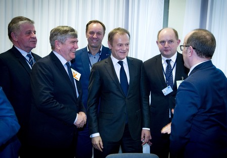 Spotkanie z przewodniczącym Rady Europejskiej Donaldem Tuskiem