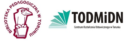 Logo Biblioteki Pedagogicznej w Toruniu oraz Centrum Kształcenia Ustawicznego w ToruniuTODMiDN