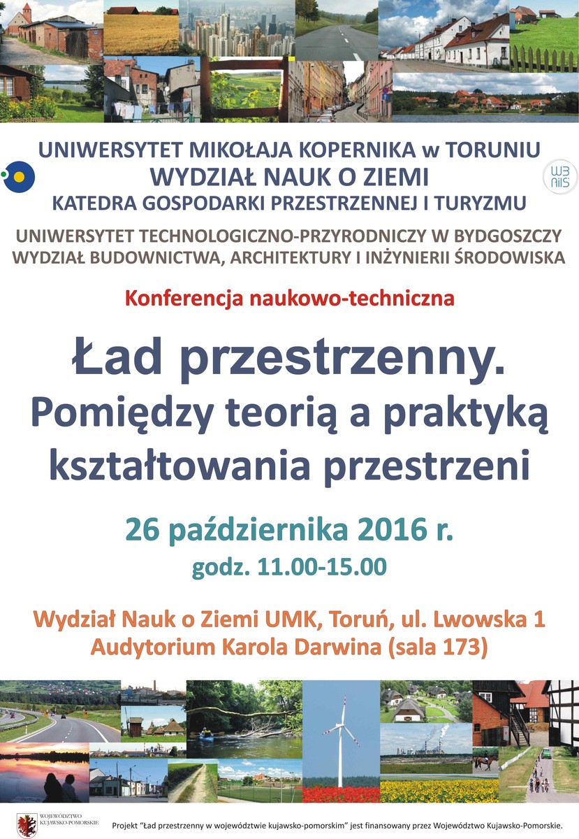 Plakat informujący o konferencji