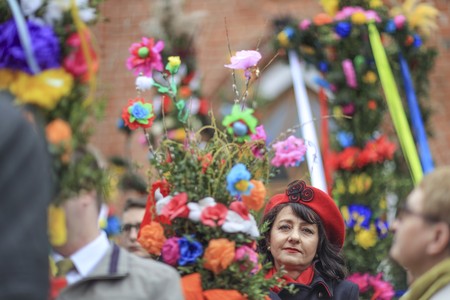 Uroczyste obchody Niedzieli Palmowej w Brześciu Kujawskim, fot. Daniel Pach