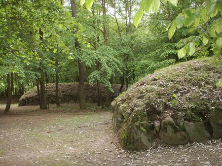 Czoła grobowców w Wietrzychowicach, fot. Adam Myrta