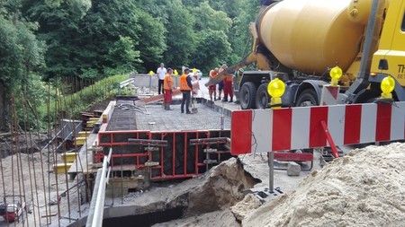 Modernizacja mostu w miejscowości Słup na drodze nr 538, fot. ZDW w Bydgoszczy