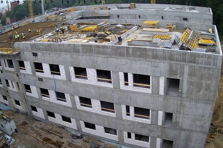 Podgląd na budowę z kamery online na budujemyszpital.pl