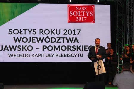 Arkadiusz Jąkalski, zwycięzca konkursu „Sołtys Roku 2017”, fot. Andrzej Żeglarski