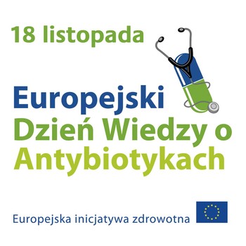 Logo Europejskiego Dnia Wiedzy o Antybiotykach