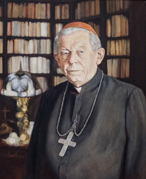 Kardynał Józef Glemp, autor obrazu - Klaudia Julia Zielińska