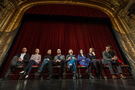 Konferencja prasowa na temat sztuki „Mulholland Drive” w Teatrze Horzycy, fot. Szymon Zdziebło/tarantoga.pl