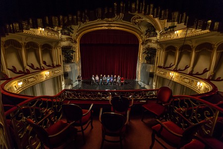 Konferencja prasowa na temat spektaklu „Mulholland Drive” w Teatrze im. Wilama Horzycy, fot. Szymon Zdziebło/tarantoga.pl