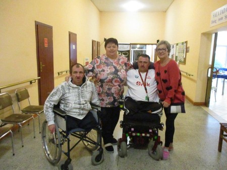 Niepełnosprawni z terenów ponawałnicowych w Ciechocinku, fot. z arch. UMWKP