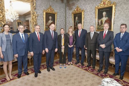 Spotkanie przedstawicieli Kujawsko-Pomorskiego z prezydent Nawarry Uxue Barkos, fot. Gobierno de Navarra