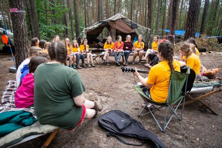 Obóz harcerski w Harcerskim Ośrodku Obozowym "Pólko" fot. Filip Kowalkowski