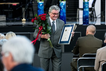 Jan Myrcha, laureat Nagrody Marszałka w dziedzinie Edukacji, fot. Andrzej Goiński