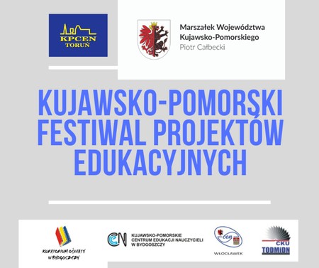 Kujawsko-Pomorski Festiwal Edukacyjny - grafika KPCEN Toruń