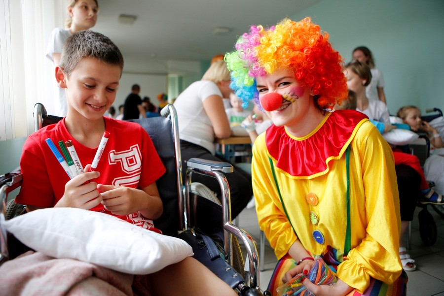 Impreza prozdrowotna w Wojewódzkim Szpitalu Zespolonym na toruńskiej Skarpie, fot. Mikołaj Kuras