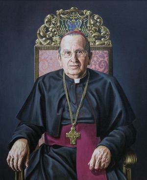 Arcybiskup Henryk Muszyński, autor obrazu - Beata Ludwin
