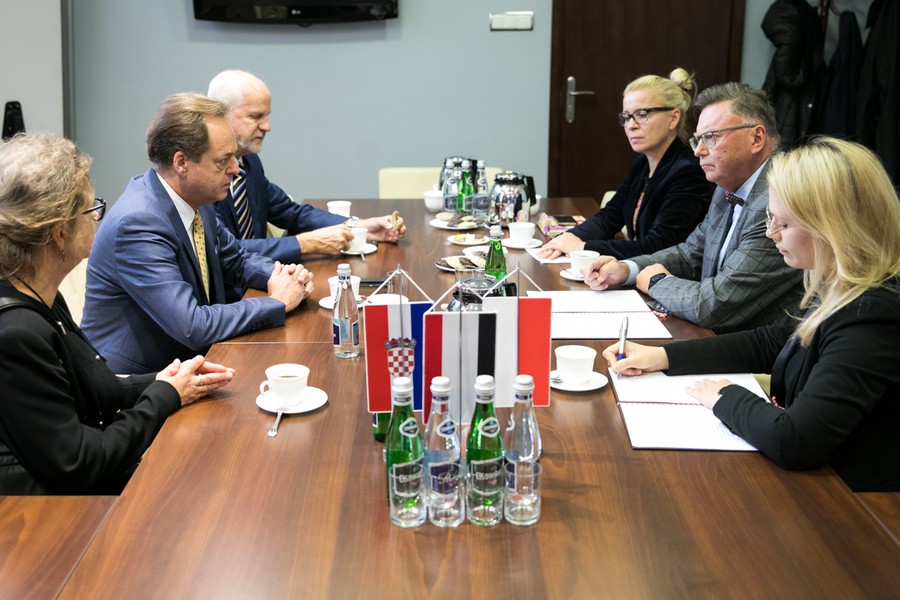 Wizyta Ambasadora Chorwacji, fot. Andrzej Goiński