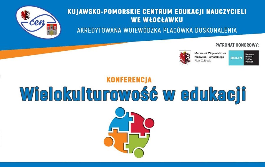 Baner konferencja Wielokulturowość w edukacji - KPCEN Włocławek