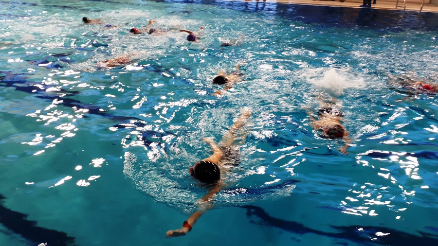 Podsumowanie projektu „Umiem pływać”, fot. Marcin Drogorób/UMWKP