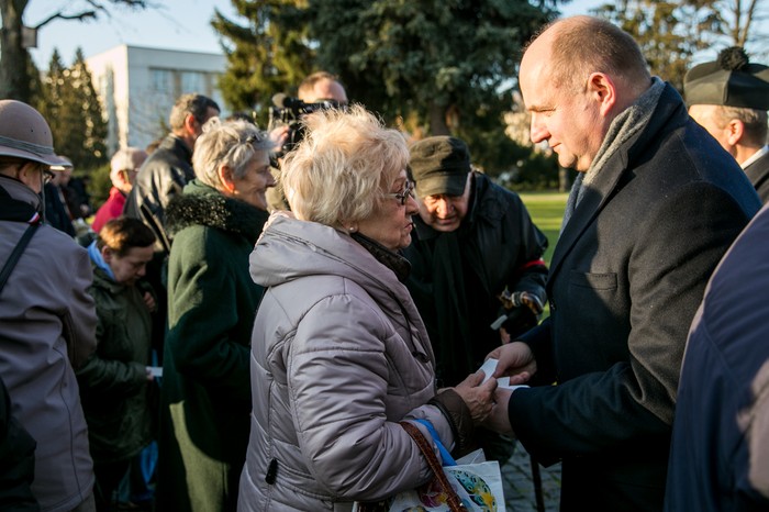 Spotkanie bożonarodzeniowe z mieszkańcami regionu podczas wigilii dla nieobecnych, fot. Andrzej Goiński