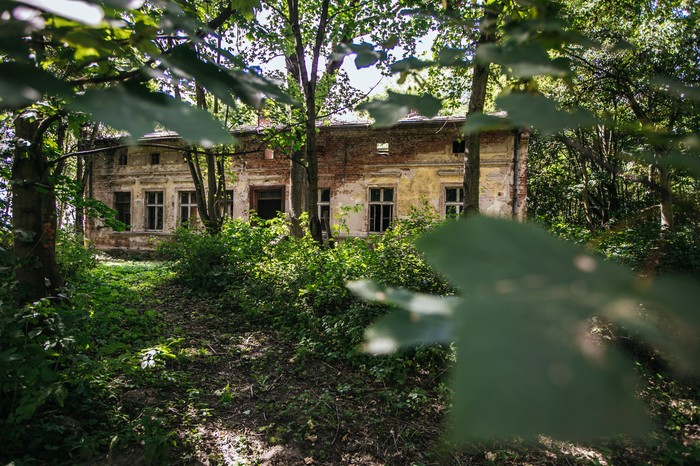 Tak jeszcze niedawno wyglądał dom rodzinny Ludwika Rydygiera w Dusocinie, fot. Andrzej Goiński