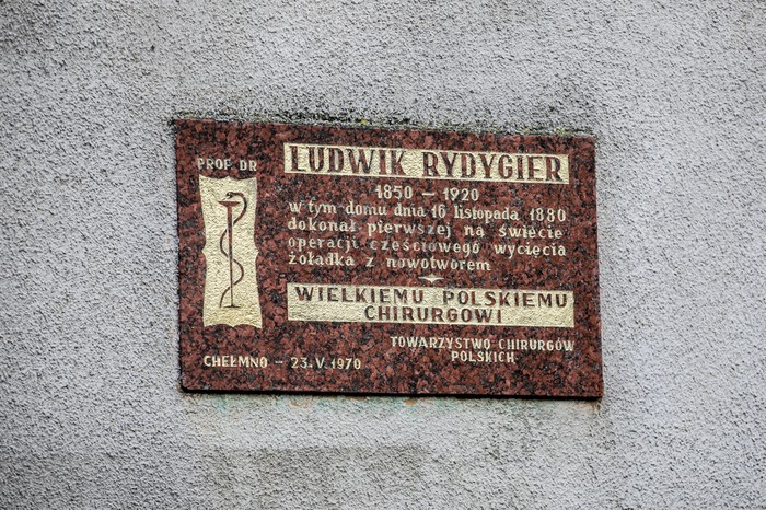 Kamienica przy ul. Dworcowej 9a w Chełmnie, w której w latach 1879-1889, Ludwik Rydygier prowadził swoją klinikę, fot. Andrzej Goiński