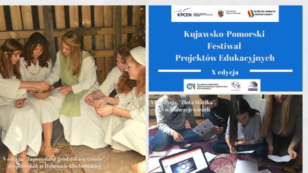 Kujawsko-Pomorski Festiwal Projektów Edukacyjnych - baner