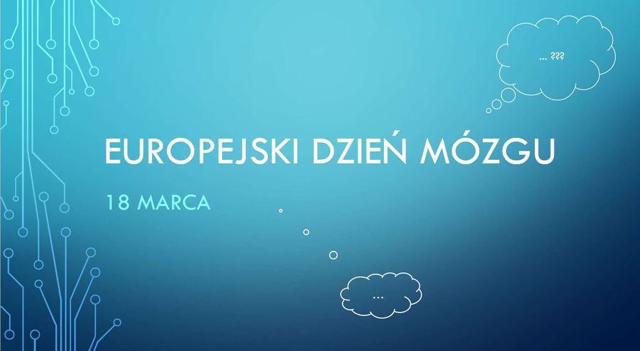 Europejski Dzień Mózgu 18 marca - grafika Sylwia Lemańska-Gerc
