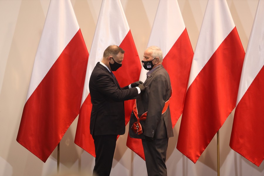 Ceremonia wręczenia odznaczeń państwowych przez prezydenta Andrzeja Dudę, fot. Jacek Nowacki dla KPUW