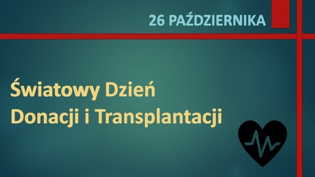 Światowy Dzień Donacji i Transplantacji - grafika