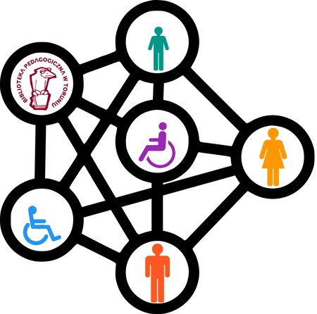 Logo „Psychologiczne i praktyczne aspekty komunikacji z osobami z niepełnosprawnościami i zaburzeniami psychicznymi” – wykład online