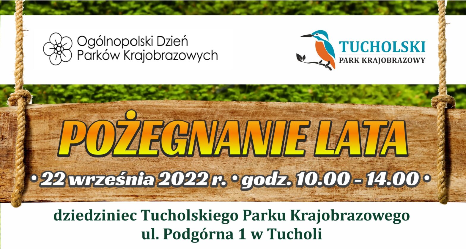 Tucholski Park Krajobrazowy zaprasza na wydarzenie Pożegnanie Lata.