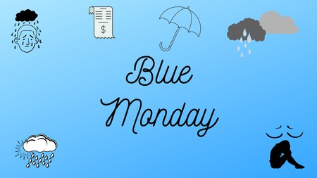 Grafika - 16 stycznia – Niebieski Poniedziałek (Blue Monday)