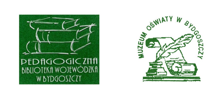 Logotyp Muzeum Oświaty w Pedagogicznej Bibliotece Wojewódzkiej im. M. Rejewskiego w Bydgoszczy