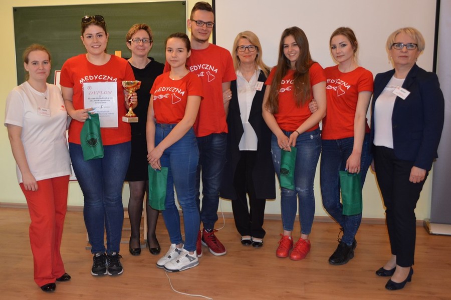 Drużyna zwycięska -  I Liceum Ogólnokształcące w Inowrocławiu