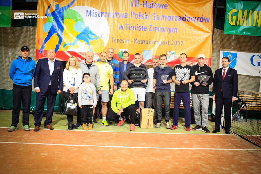 Medaliści VII edycji Halowych Mistrzostw Polski Samorządowców w tenisie