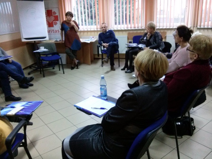 Spotkanie superwizyjne prowadzone przez p. Renatę Durdę, Brodnica 7.XII.2017 r., fot. Biuro Wsparcia Rodziny i Przeciwdziałania Przemocy