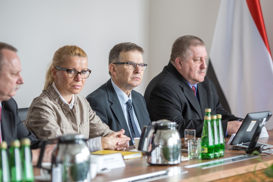 Spotkanie delegacji białoruskiej z przedstawicielami władz województwa kujawsko-pomorskiego, fot. Szymon Zdziebło dla UMWKP