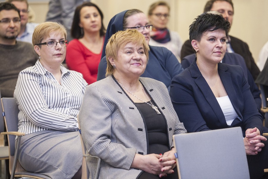 Konferencja prasowa podsumowująca charytatywny aspekt Balu Marszałka, fot. Andrzej Goiński/UMWKP