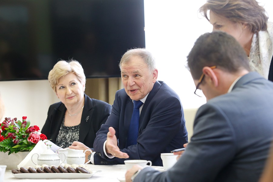 Wizyta komisarza Vytenisa Andriukaitisa w Urzędzie Marszałkowskim, fot. Mikołaj Kuras