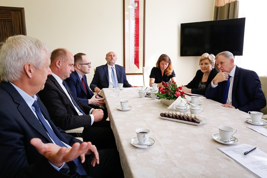 Wizyta komisarza Vytenisa Andriukaitisa w Urzędzie Marszałkowskim, fot. Mikołaj Kuras