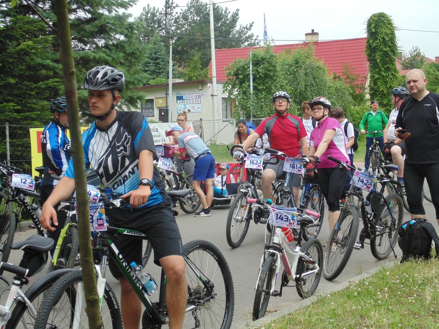 Rodzinny rajd rowerowy w Brodnicy, fot. Jacek Grzybowski