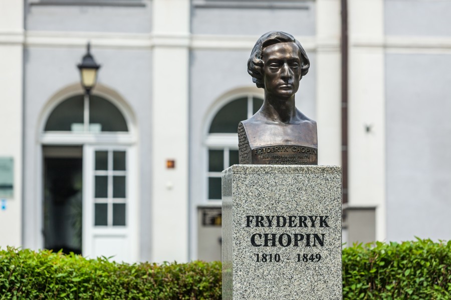Pomnik Fryderyka Chopina w Szafarni, fot. Kujawsko-Pomorska Organizacja Turystyczna