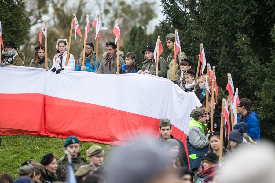 Obchody Święta Niepodległości w Toruniu, fot. Andrzej Goiński