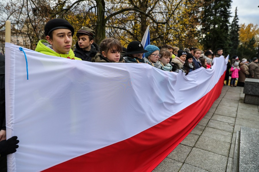 Obchody Święta Niepodległości w Bydgoszczy, fot. Filip Kowalkowski