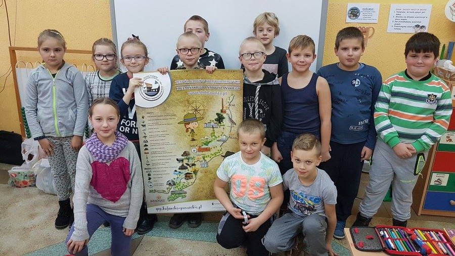 Uczniowie ze Szkoły Podstawowej w Terespolu Pomorskim 